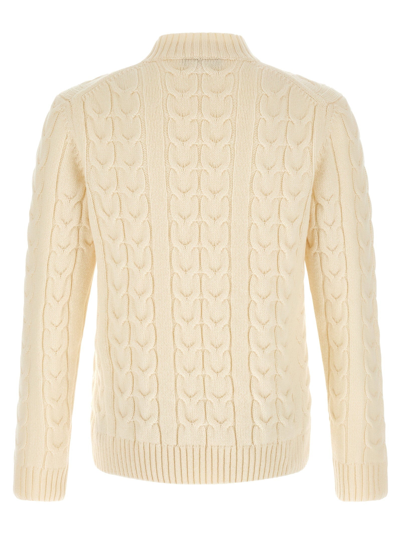 Zanone Braided Turtleneck Sweater