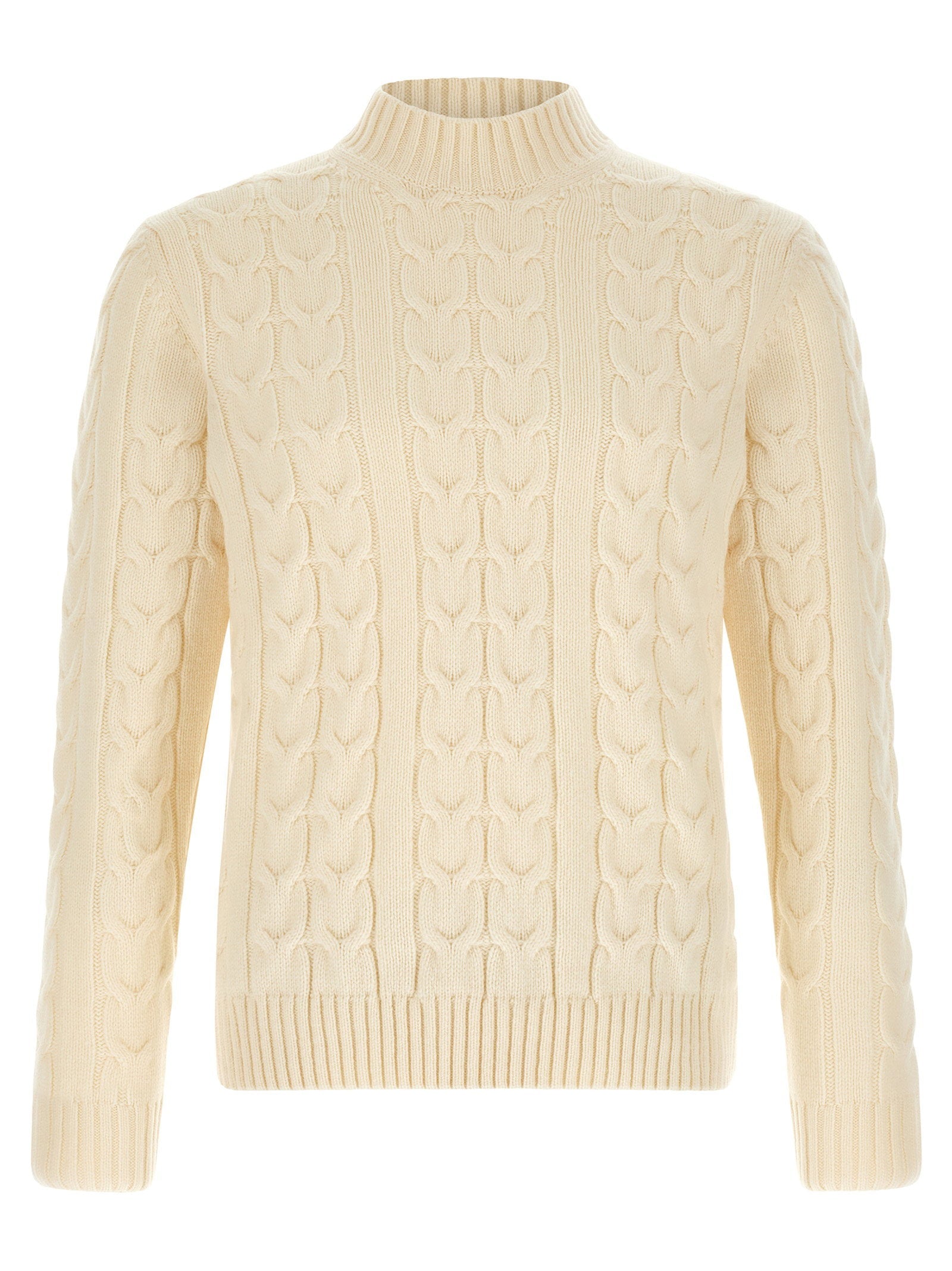 Zanone Braided Turtleneck Sweater