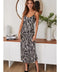 Zebra Print Silky Slip Skirt