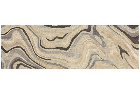 Fusion Anastasia Rug Black/Grey/White