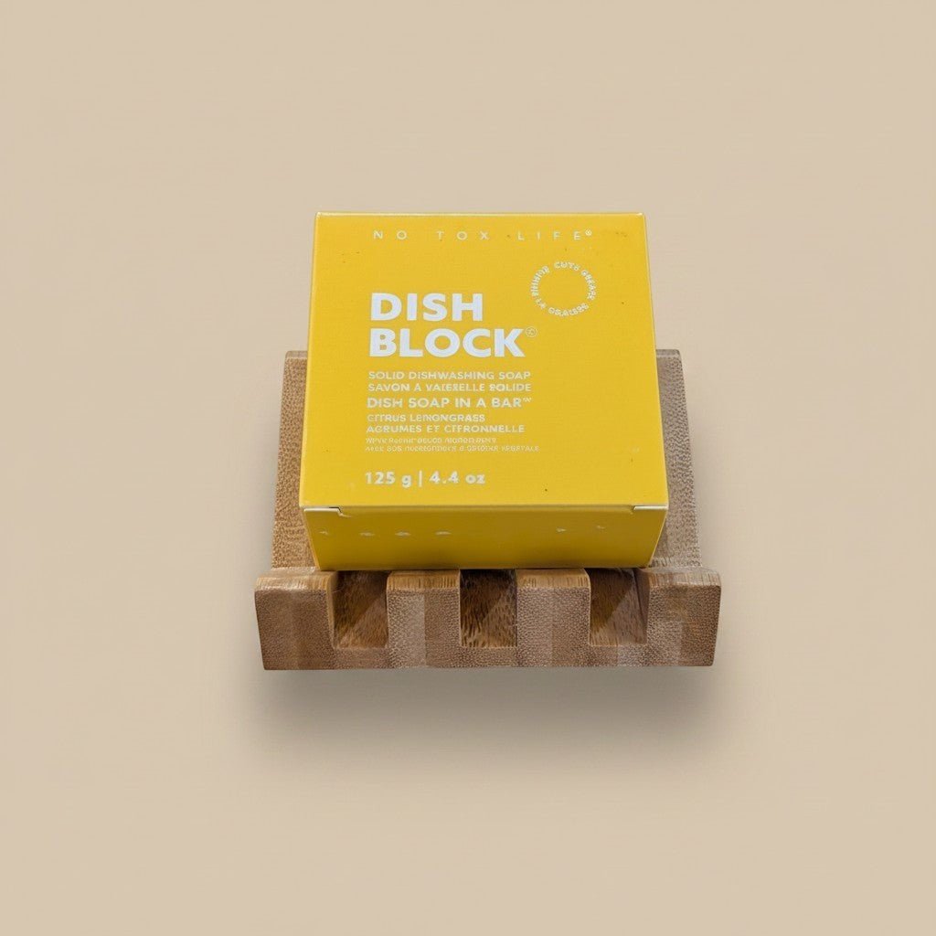 Angled Bamboo Soap Dish