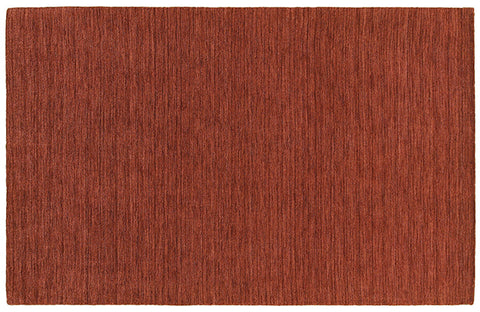 Flourish wool Rug - Burnt Red - 5 sizes