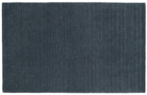 Flourish Wool Rug - Dark Blue
