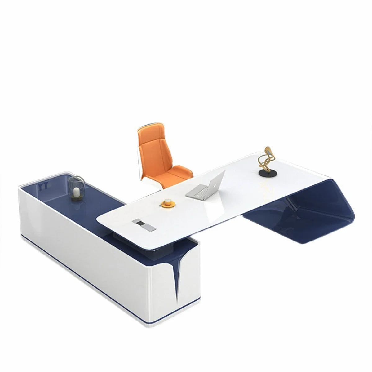 Euclid · Modern L-Shaped Executive Desk
