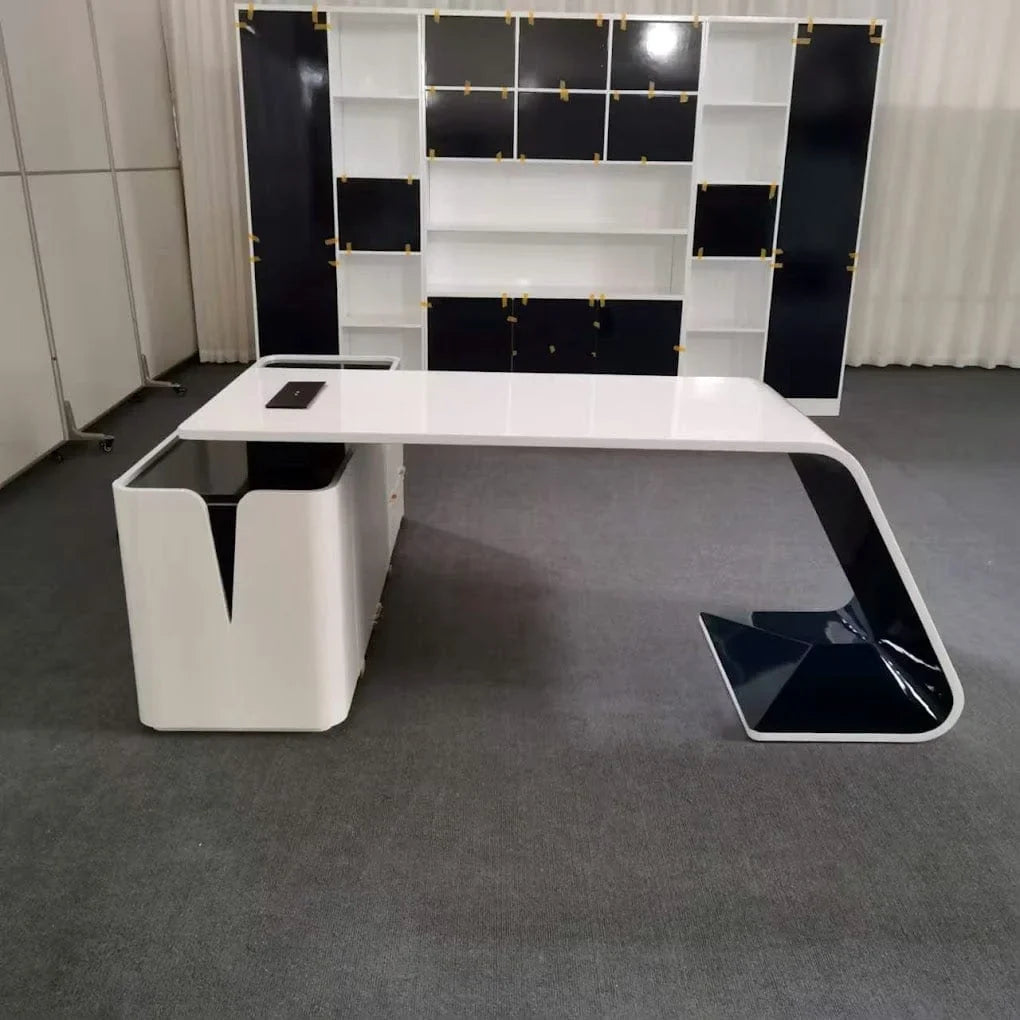 Euclid · Modern L-Shaped Executive Desk