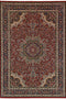 Medalia Area Rug Burgandy, Green