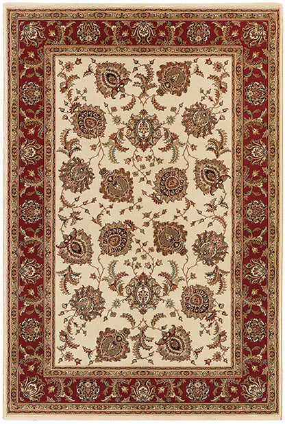 Ariana Area Rug Burgandy, Green