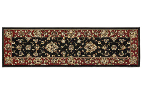 Medalia Ariana Rug Black/Burgandy/Gold