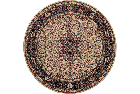 Medalia Area Rug Burgandy, Green