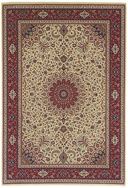 Medalia Area Rug Burgandy, Beige: available in 11 sizes