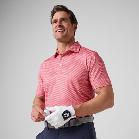 Athletic Tech Printed Polo