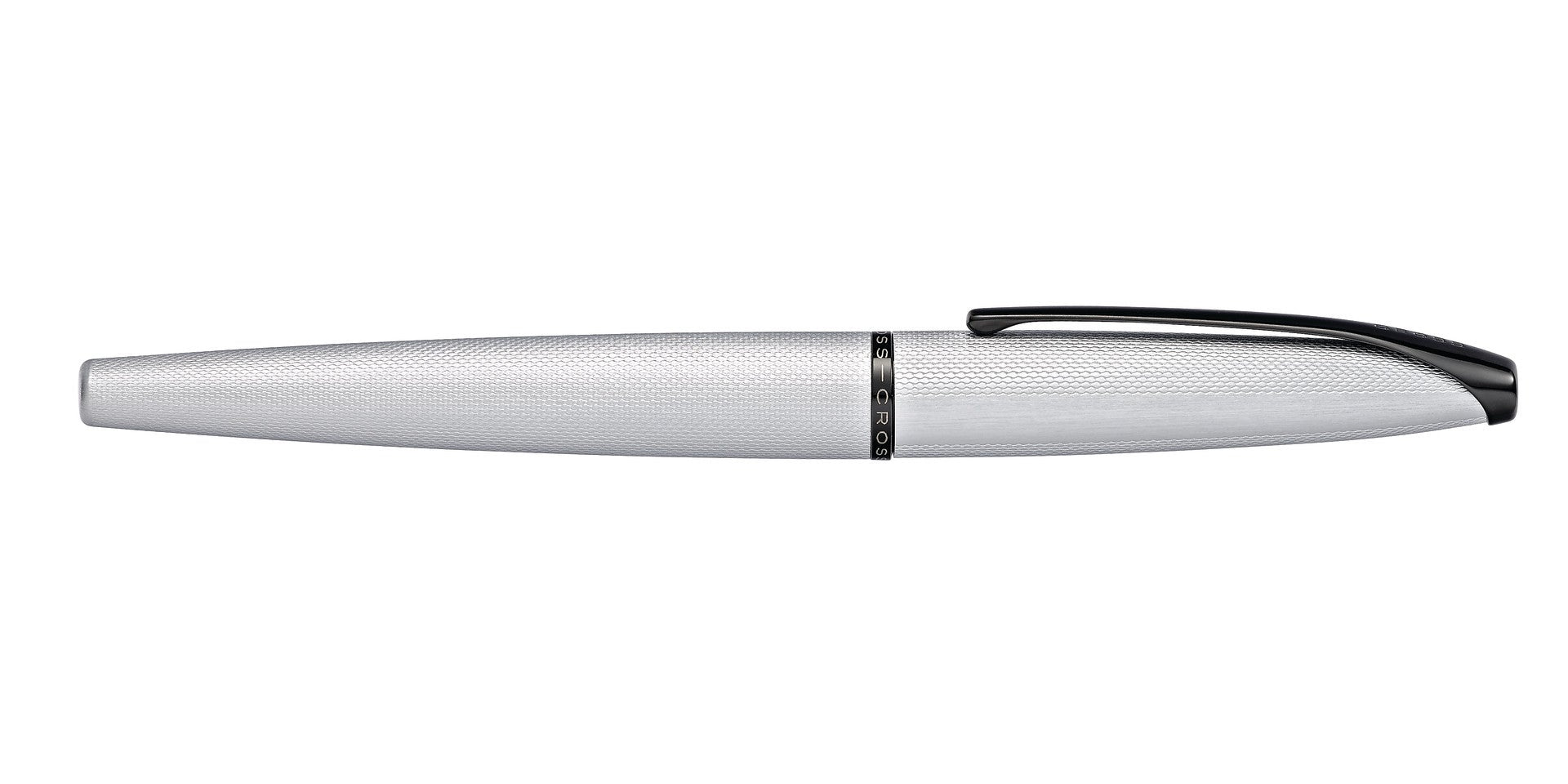 ATX® Brushed Chrome Medium Nib Fountain Pen
