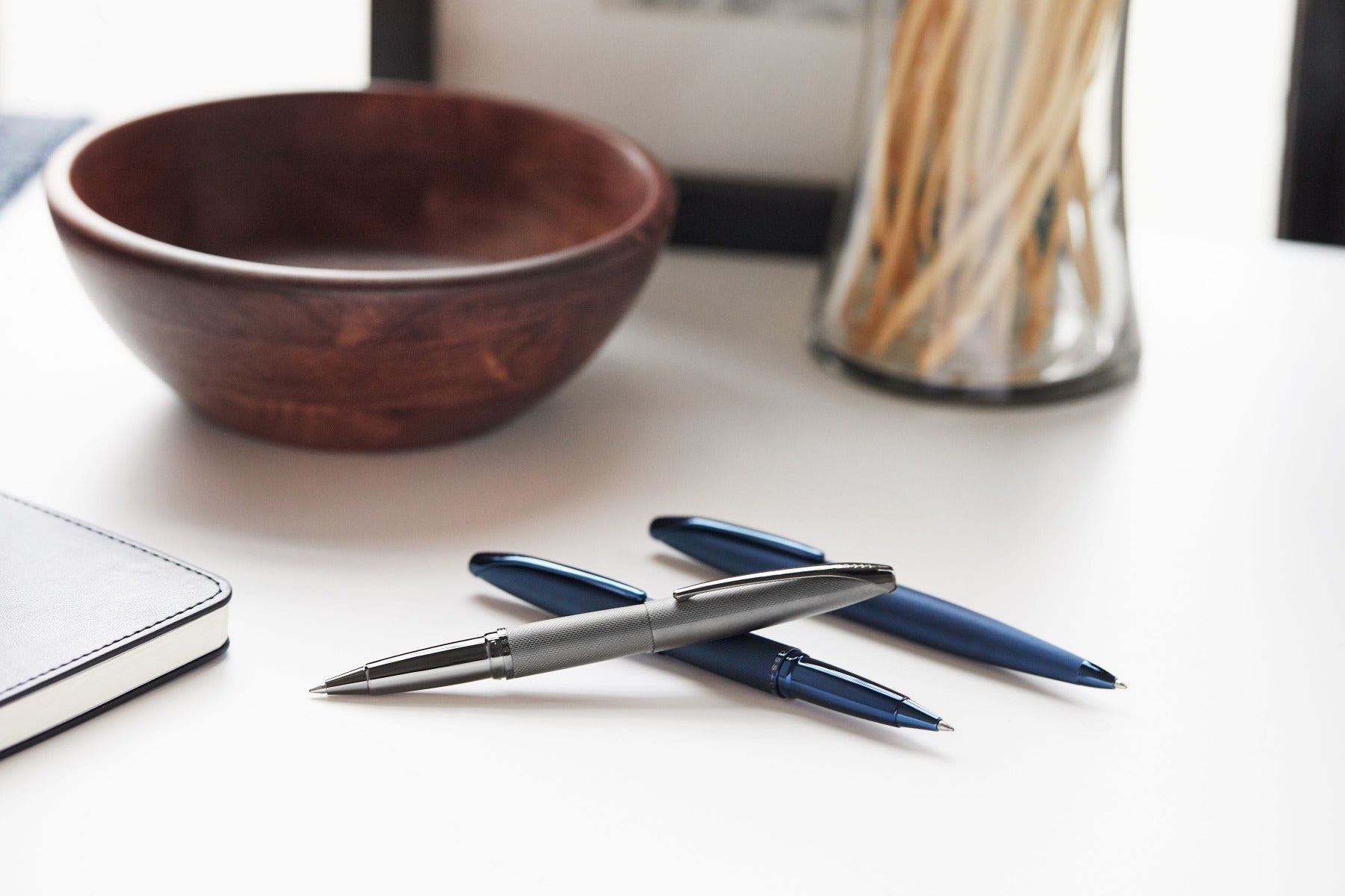 ATX® Sandblasted Titanium Gray Rollerball Pen