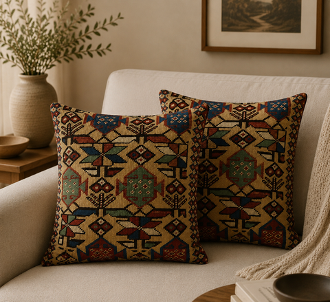 Persian-Inspired Luxurious Accent Cushions
