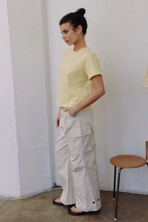 The Lanie Top | Everyday Cotton T-Shirt BUTTER