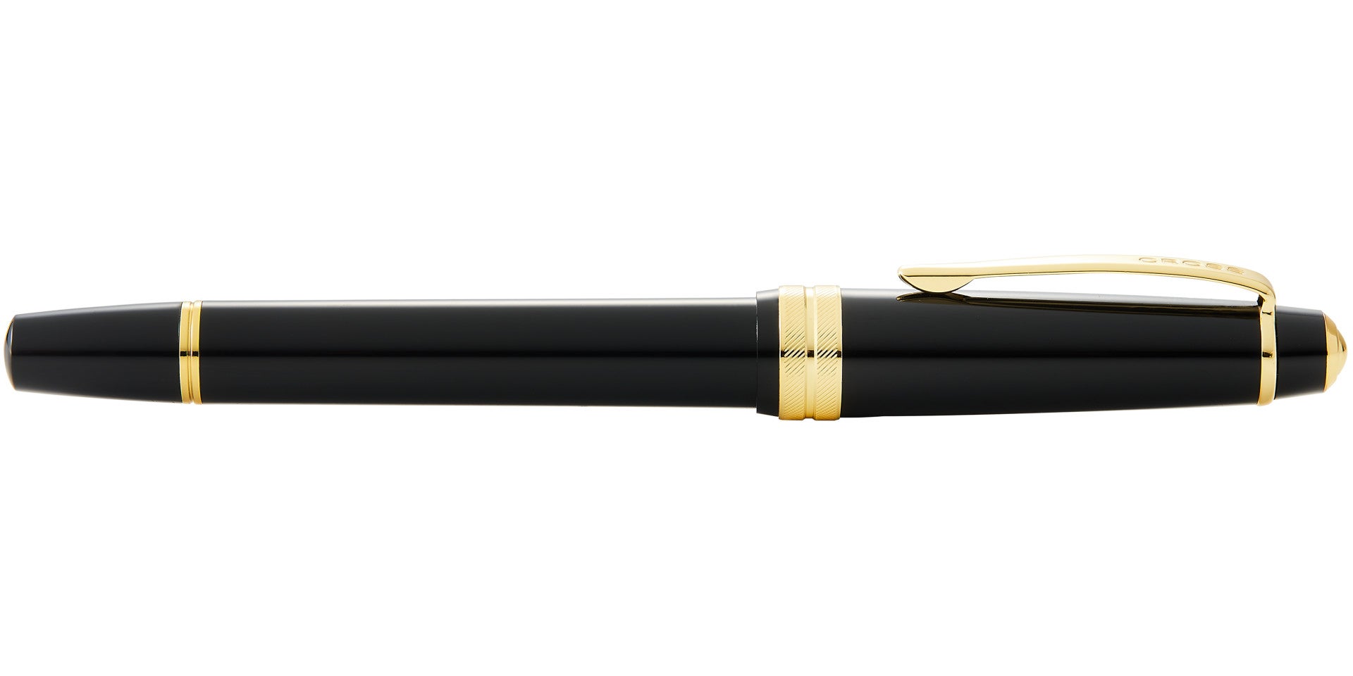 Bailey Light™ Polished Black Resin and Gold Tone Extra-Fine Nib Fountain Pen