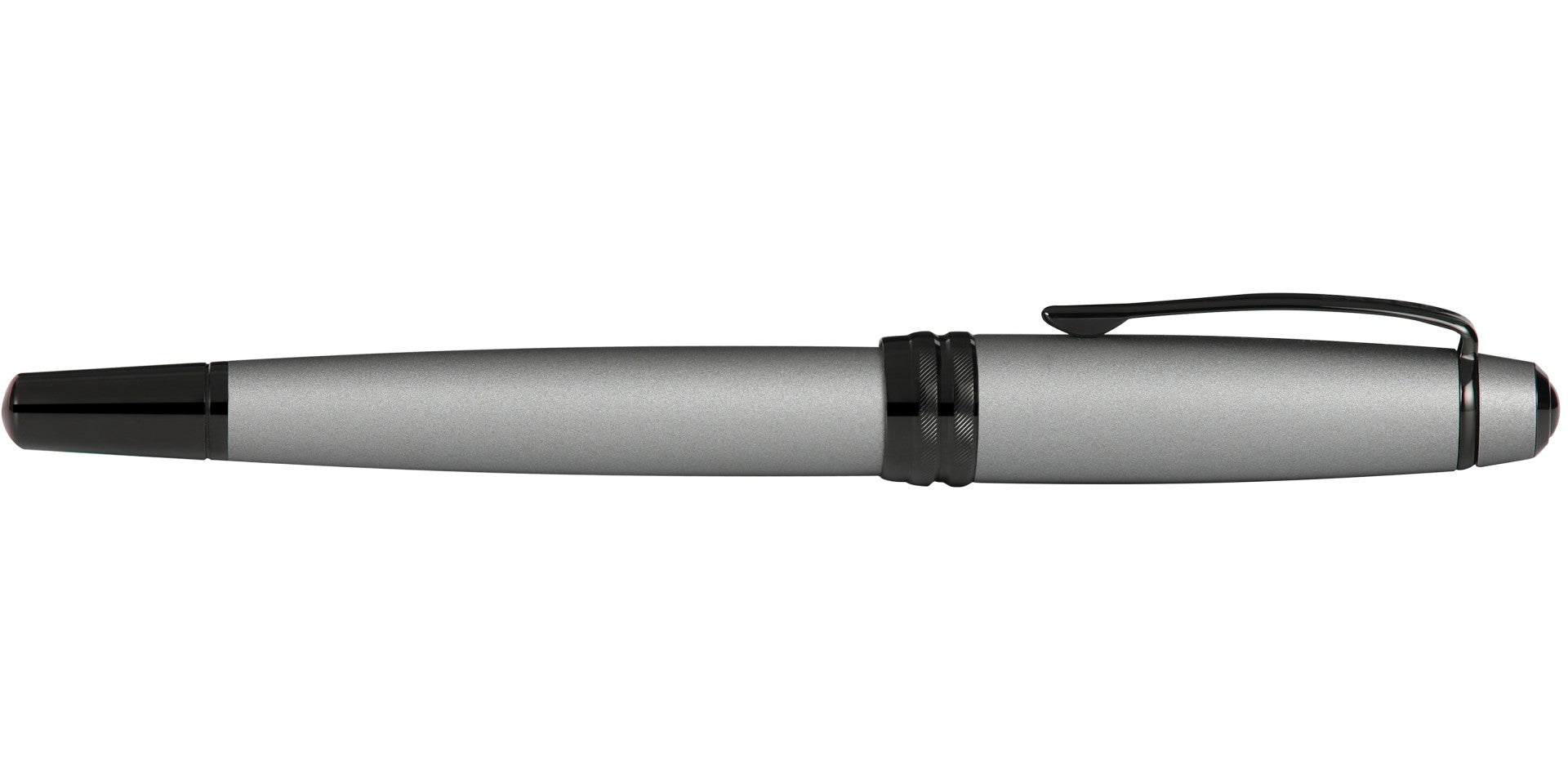 Bailey™ Matte Gray Lacquer Stainless Steel Fine Nib Fountain Pen