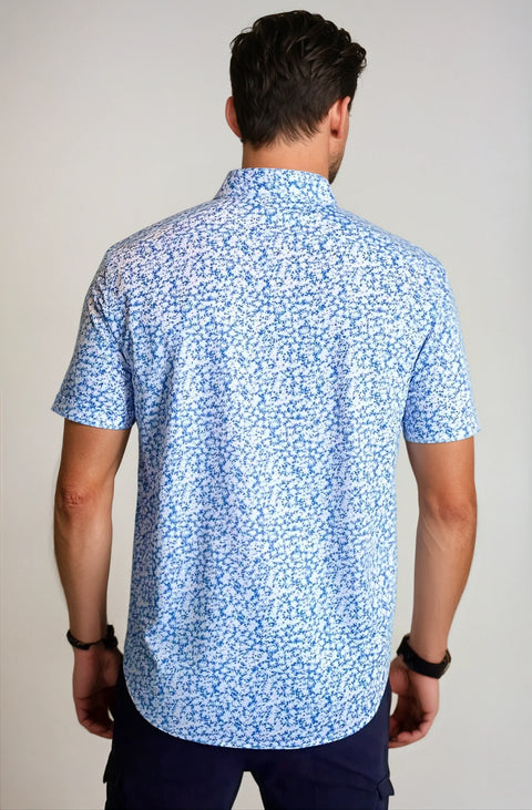 Five-O Floral Short Sleeve Tech Shirt