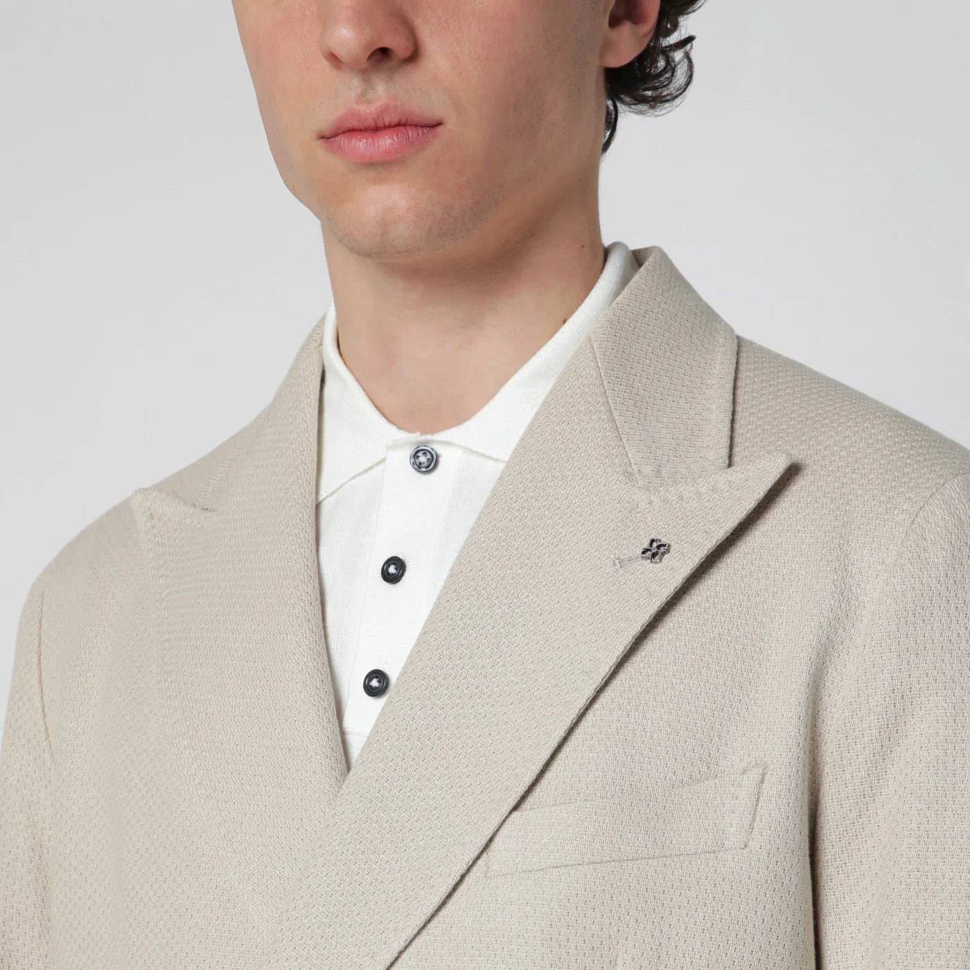 Beige Cotton Jacket for Everyday Comfort