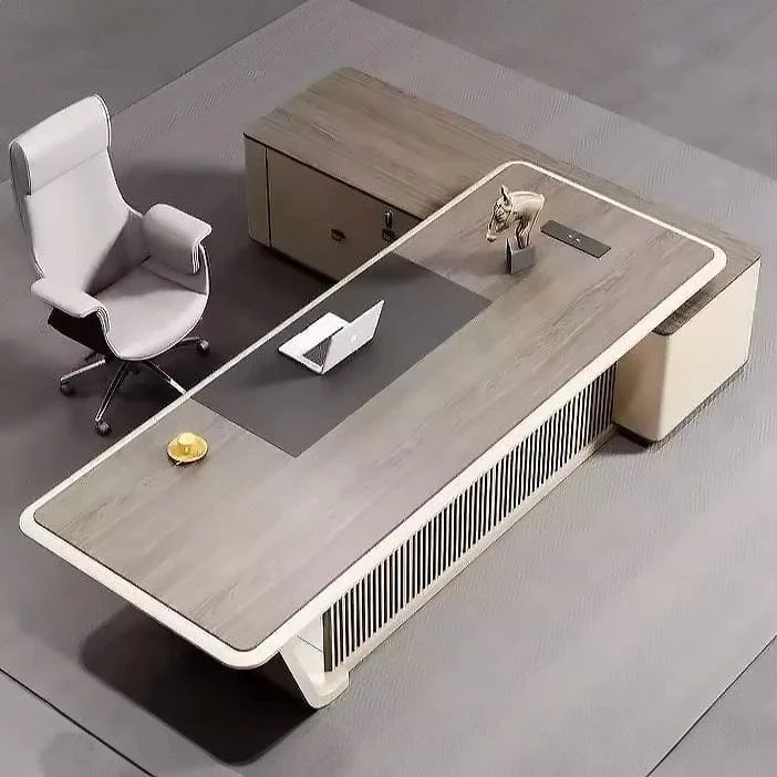 Mantell · Modern L-Shaped Executive Desk