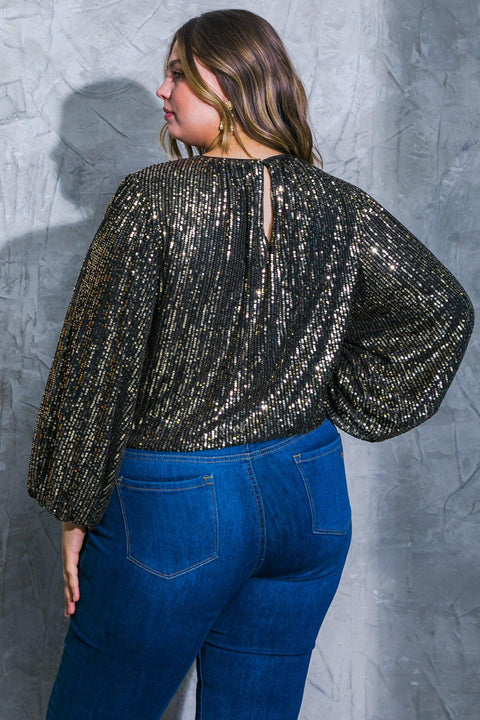 HOPE YOU REMEMBER SEQUIN TOP