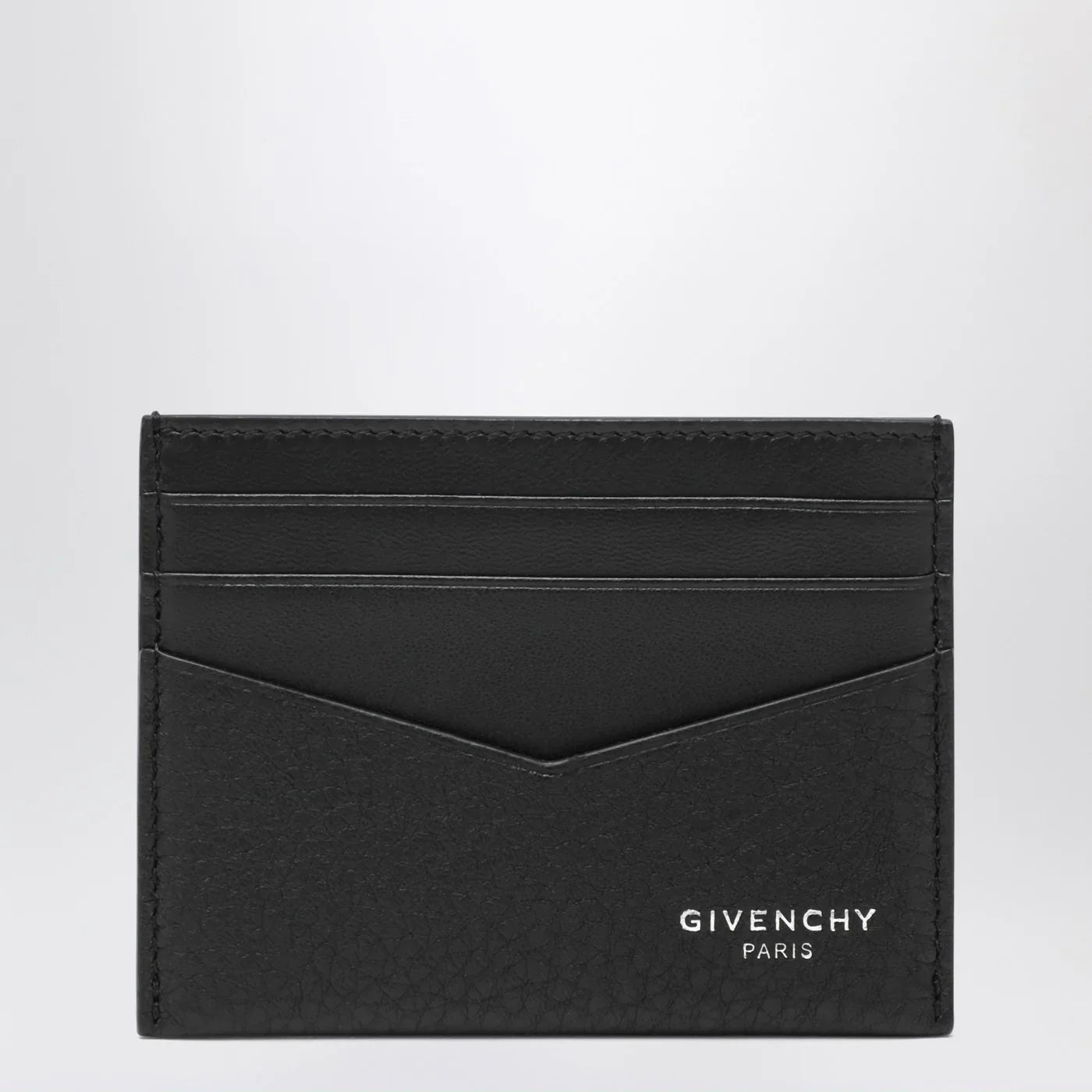 Black Full-Grain Calfskin Card Holder Everyday Use