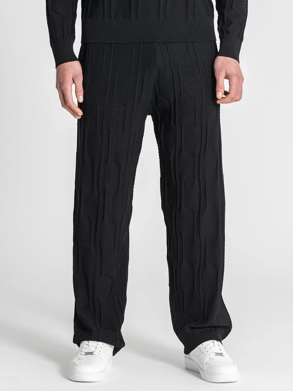 Black G Knit Pants