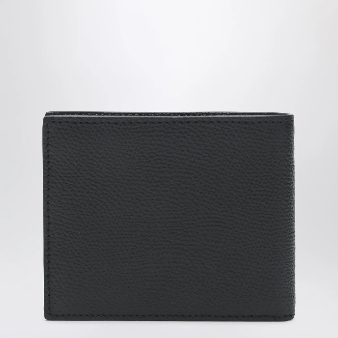 Black Hammered Leather Wallet for Everyday Use