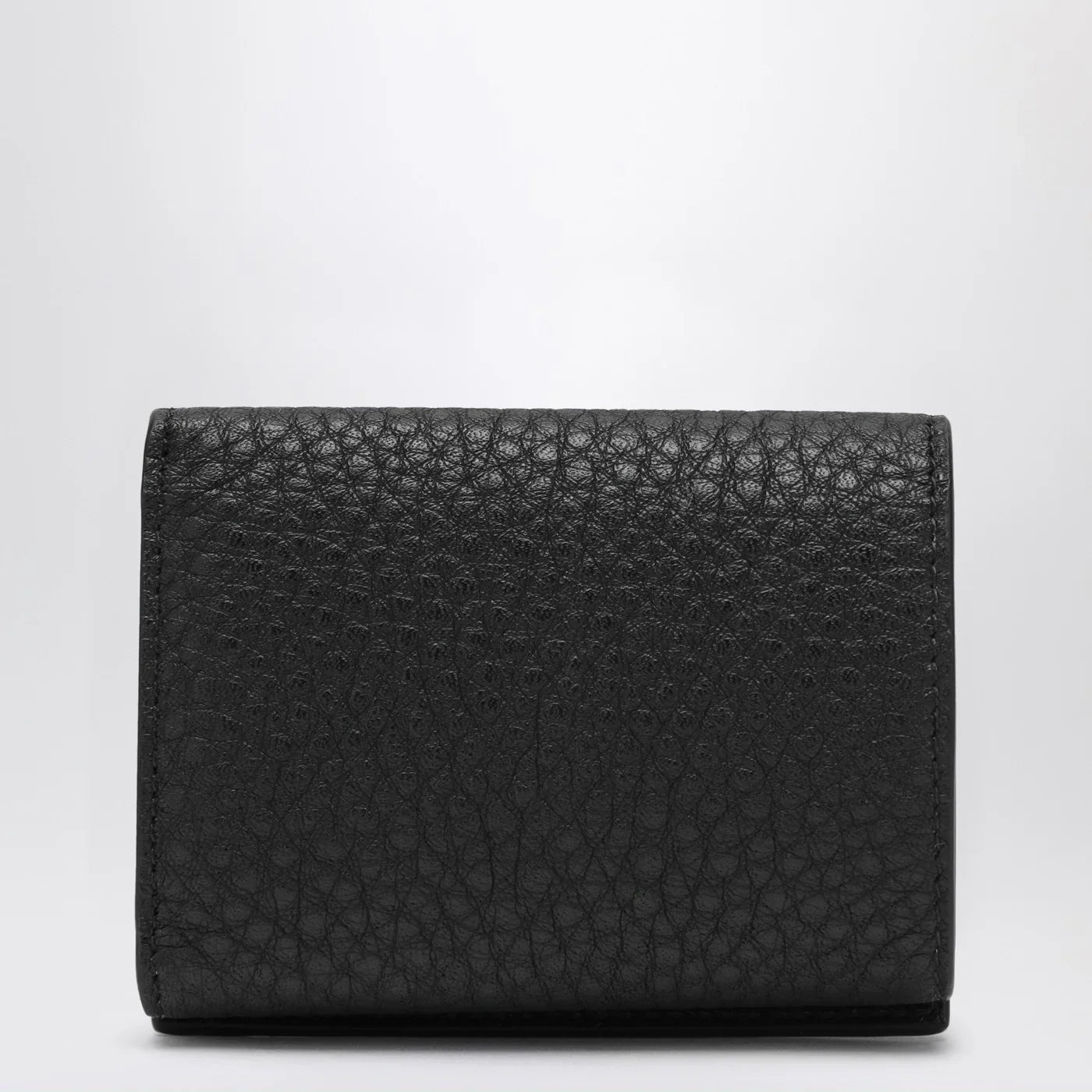 Black Leather Small Wallet for Everyday Use