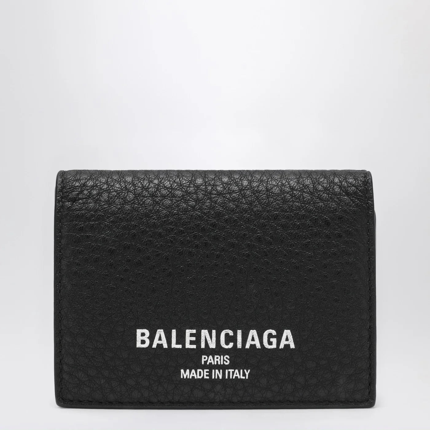 Black Leather Small Wallet for Everyday Use
