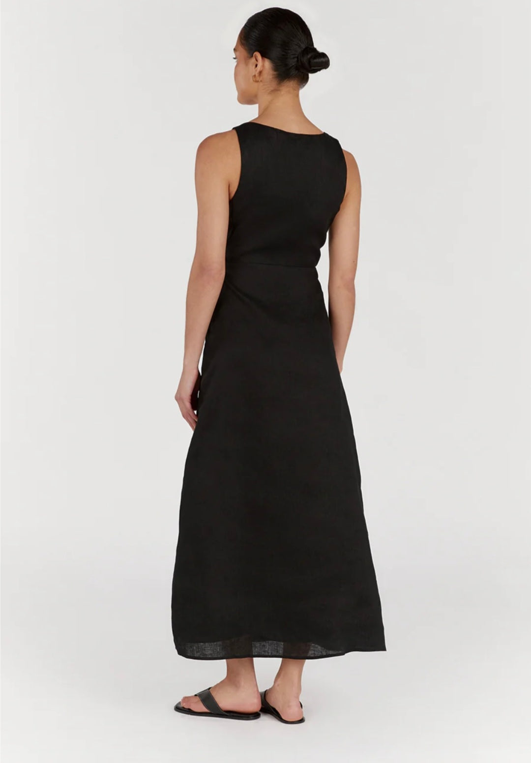 Black Linen Dress