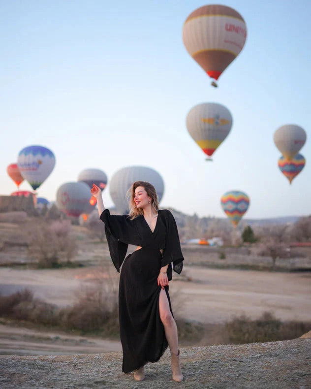 Black Maxi Cotton Dress