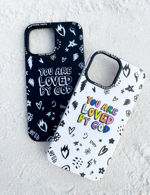 Black You Are Loved By God Phone Case