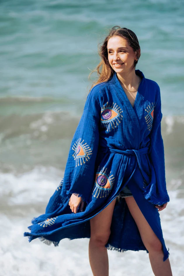 Blue Evil Eye Robe