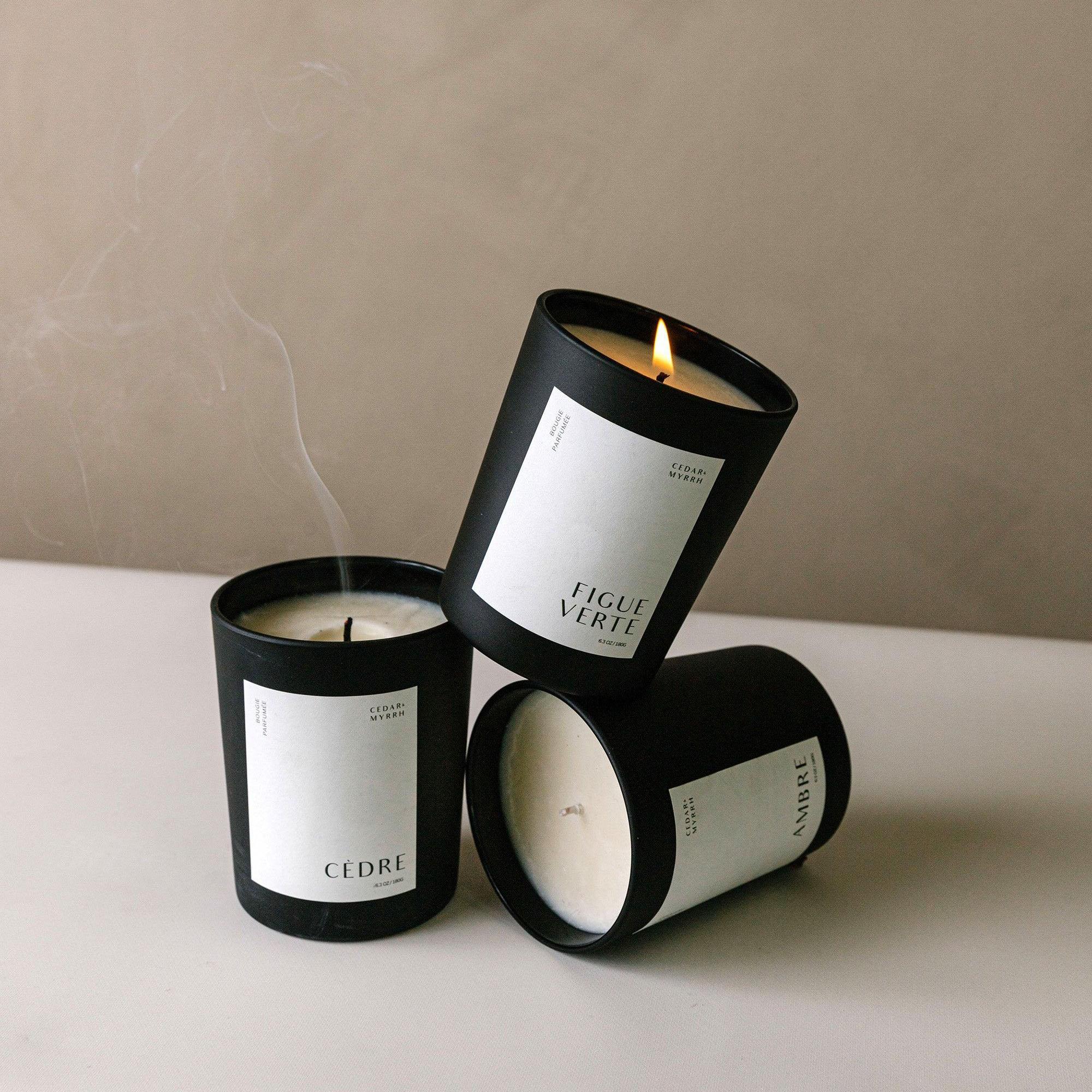 Bougie Parfumée Figue Verte