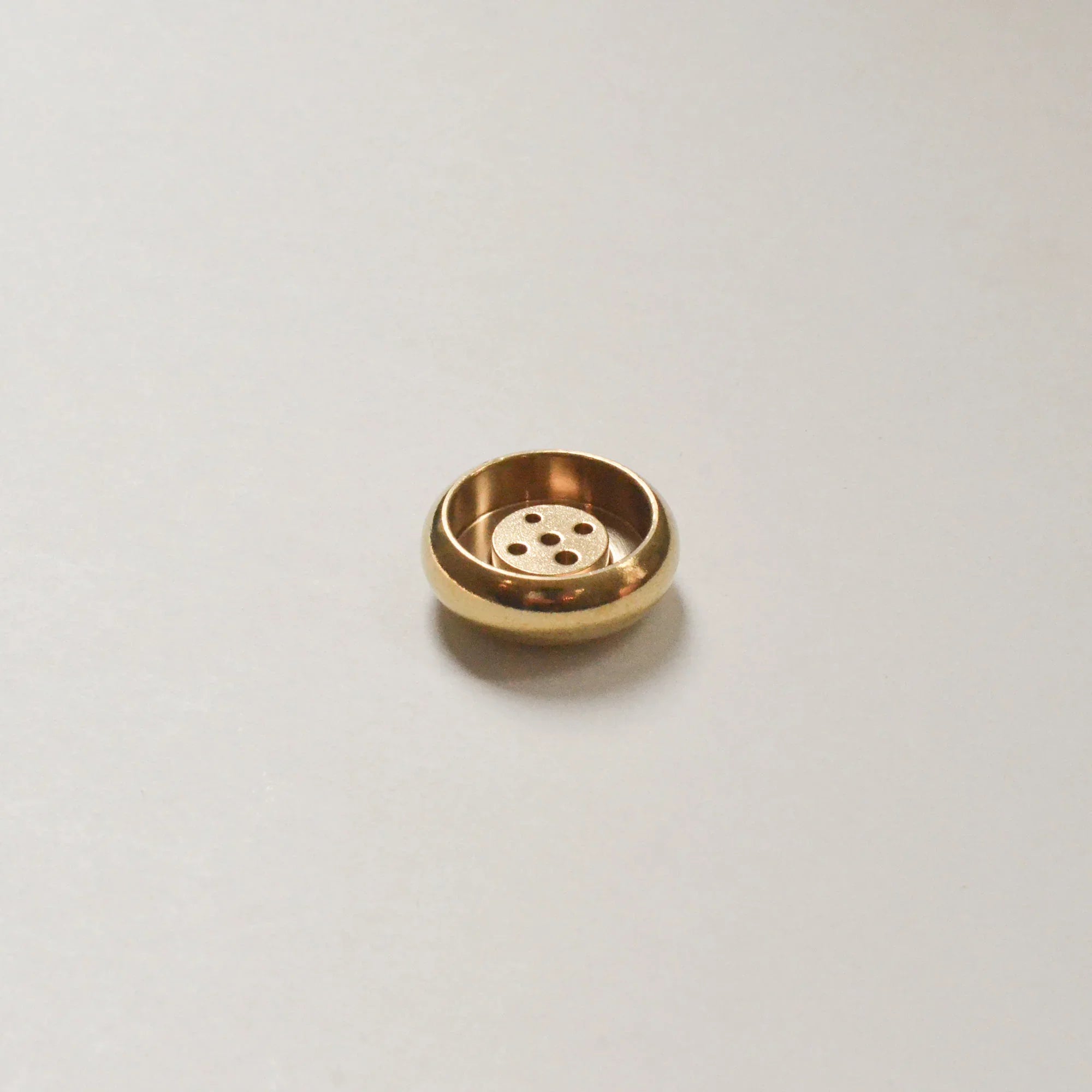 Bowl-shaped Brass Incense Holder