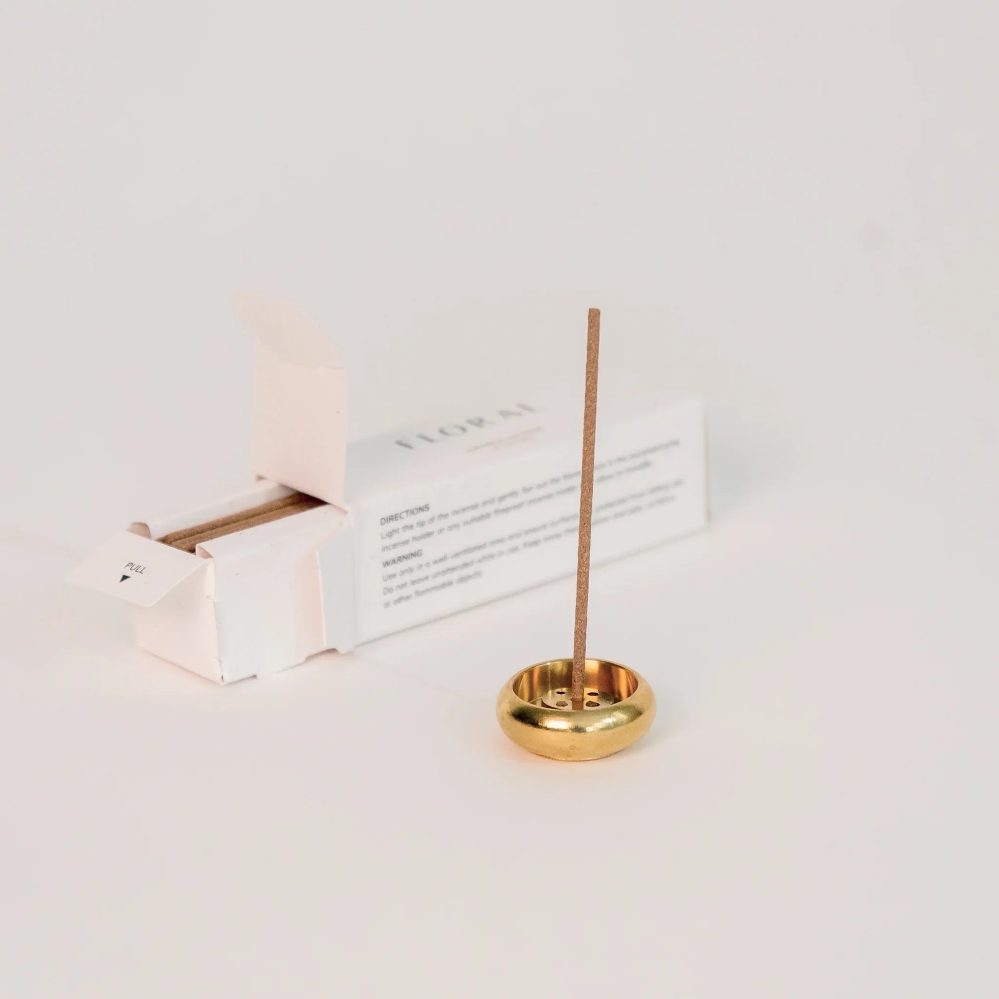 Bowl-shaped Brass Incense Holder