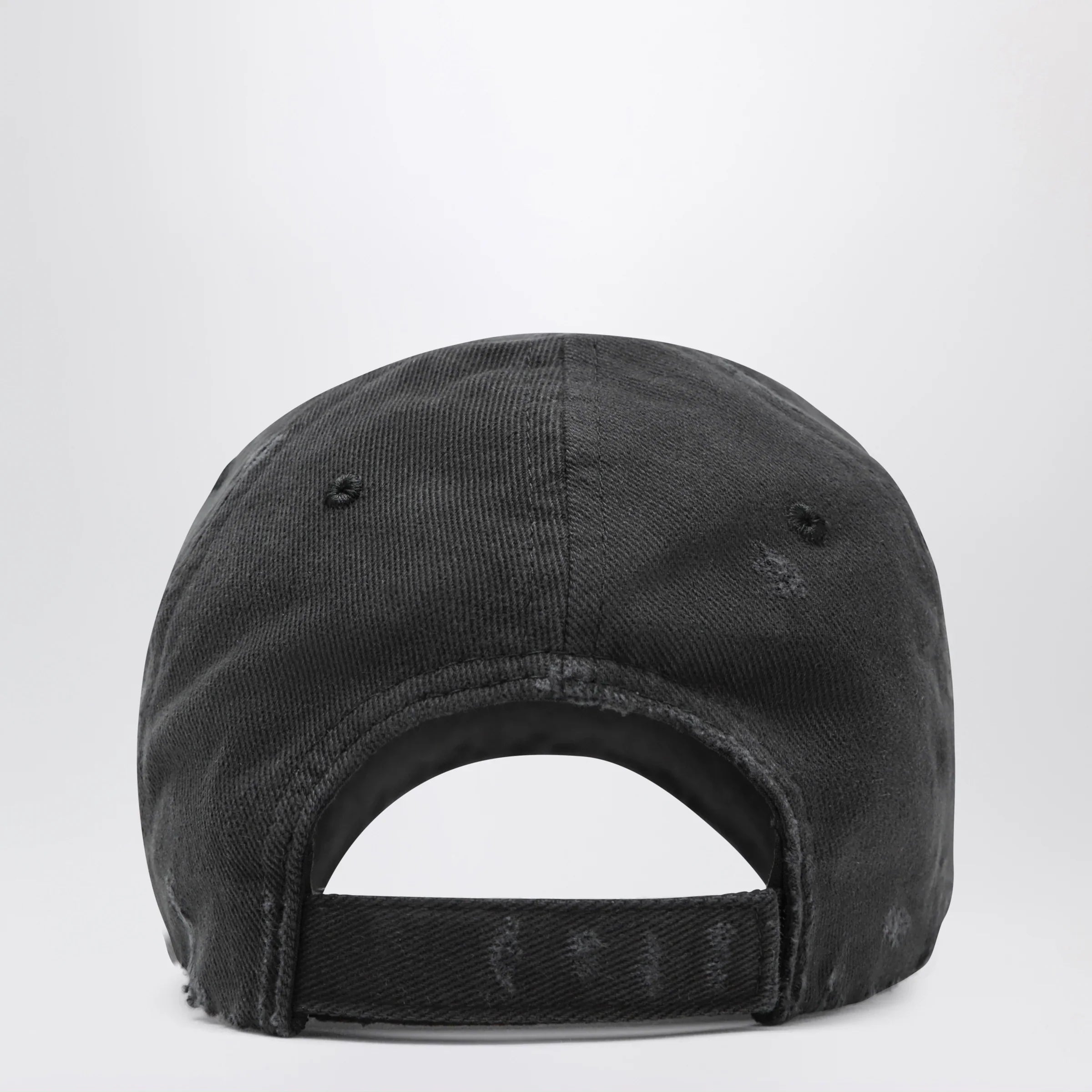Breathable Cotton Drill Black Baseball Cap for Everyday Comfort