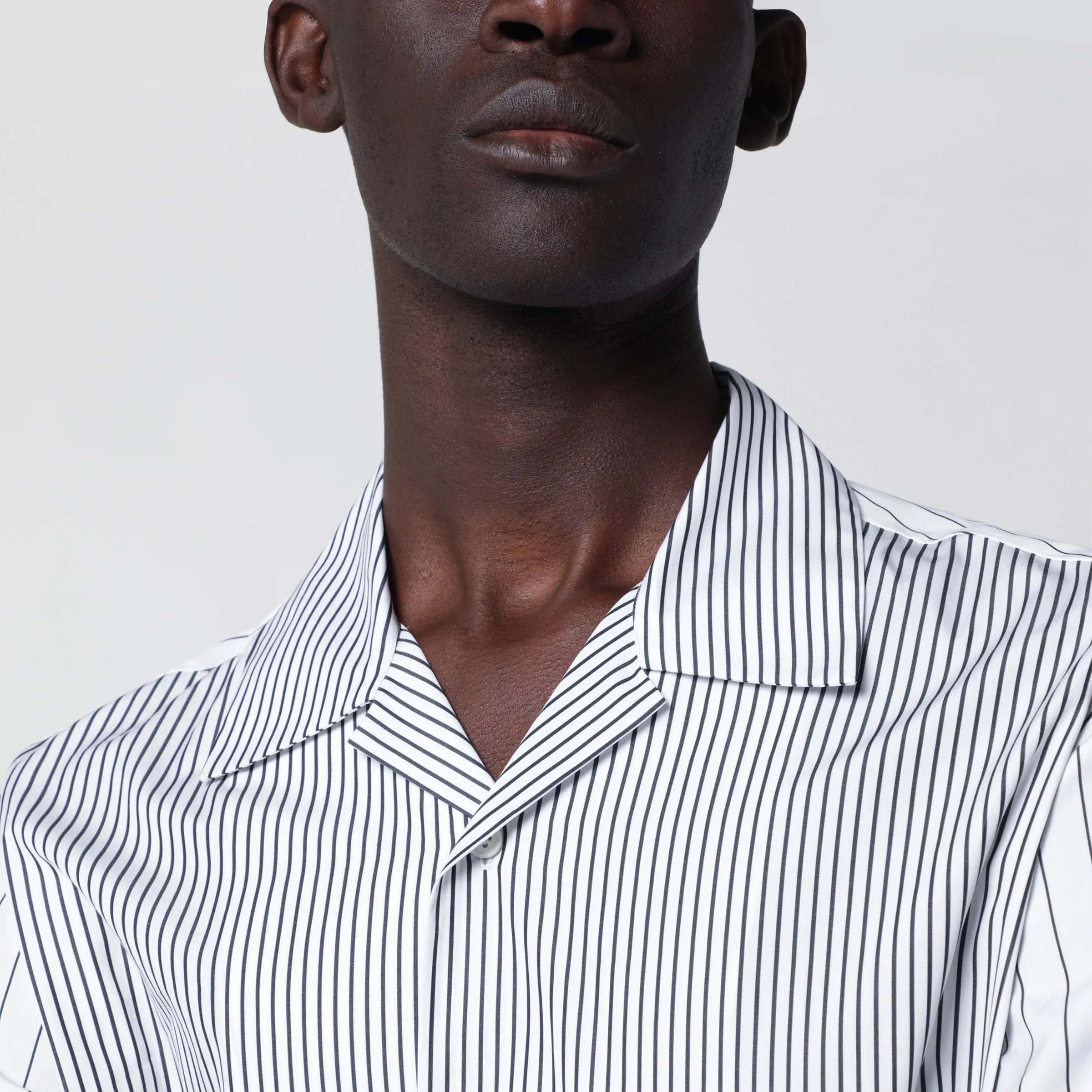 Breathable Lightweight Cotton Striped Summer Shirt