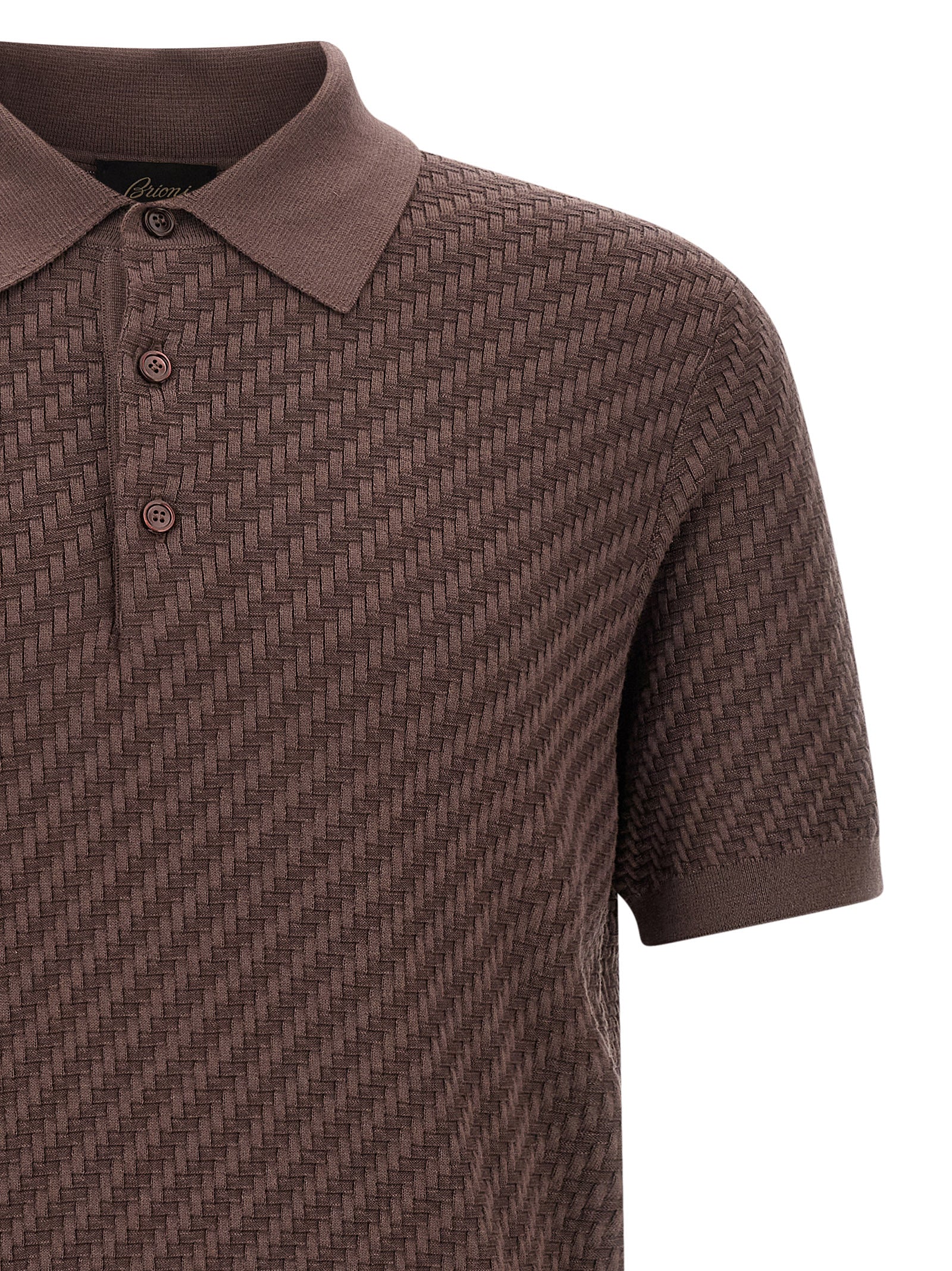 Brioni Weaving Polo Plot