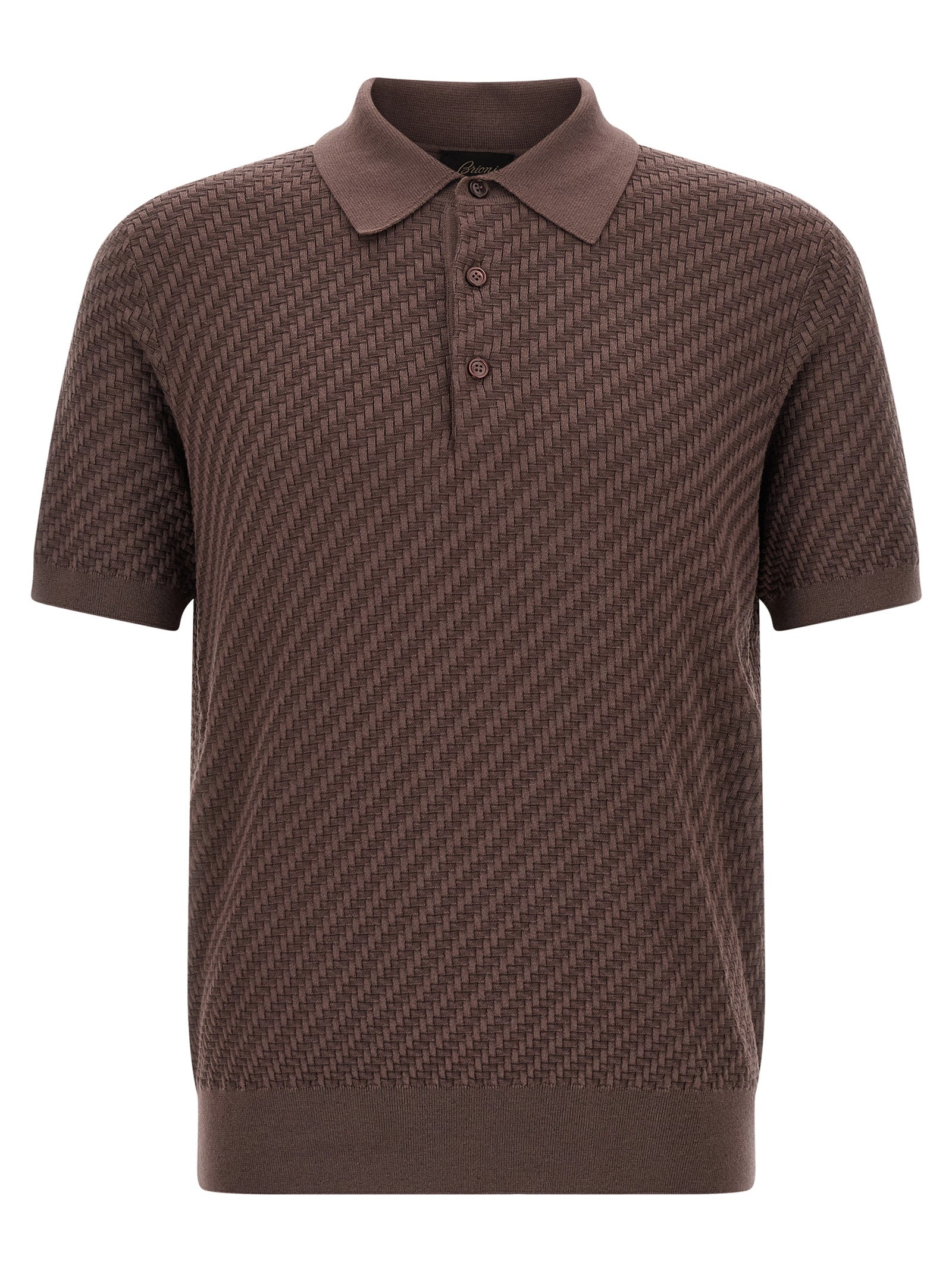 Brioni Weaving Polo Plot