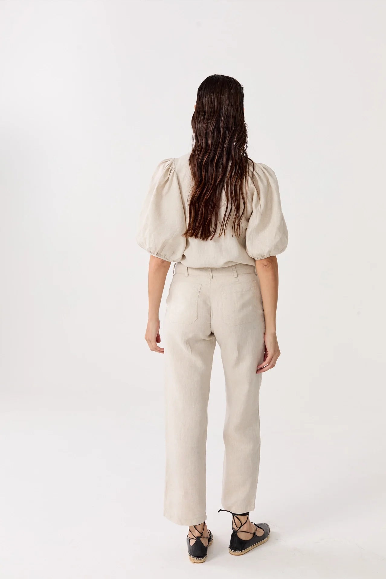 Bubble Linen Shirt - Natural
