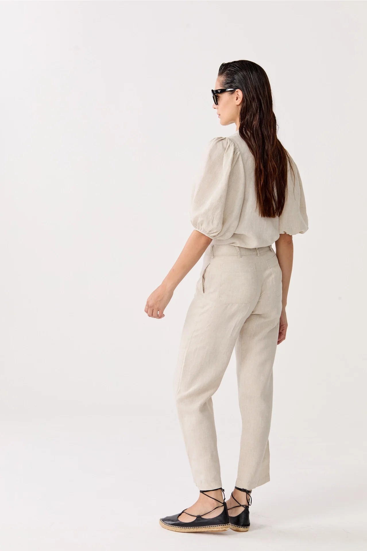 Bubble Linen Shirt - Natural
