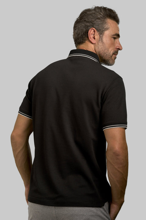 Happy Polo Shirt - Black