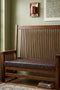 Mission Solid Oak Bench / Settee with Spindles