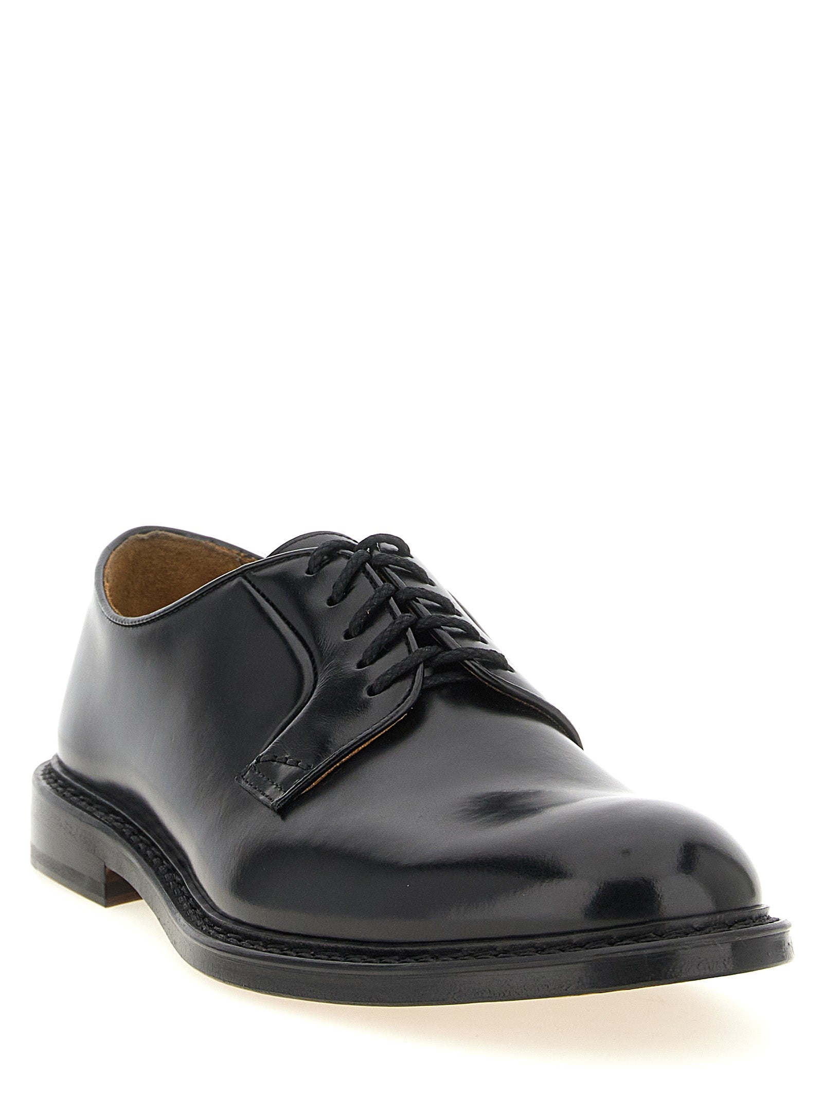 Calf Leather 5-Hole Lace-Up Shoes Comfortable Everyday Wear