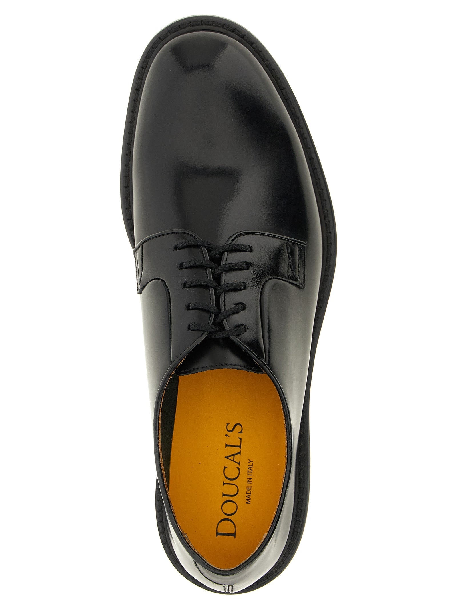 Calf Leather 5-Hole Lace-Up Shoes Comfortable Everyday Wear