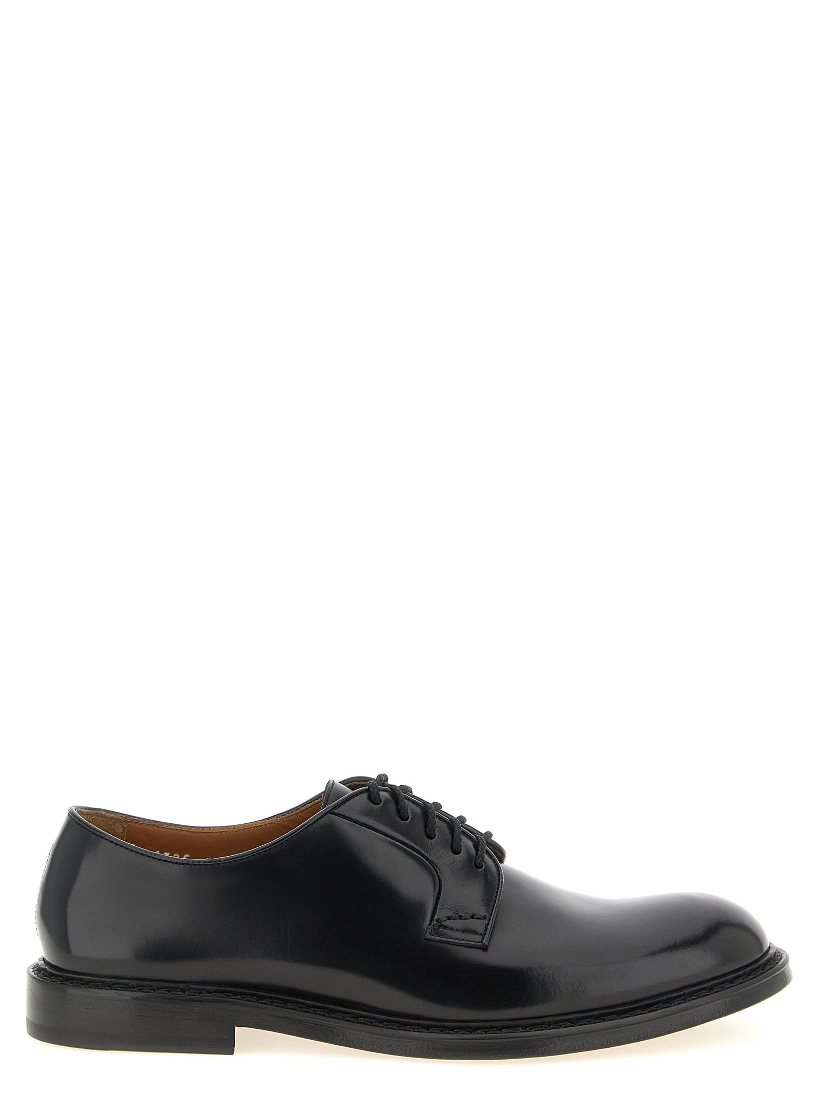 Calf Leather 5-Hole Lace-Up Shoes Comfortable Everyday Wear