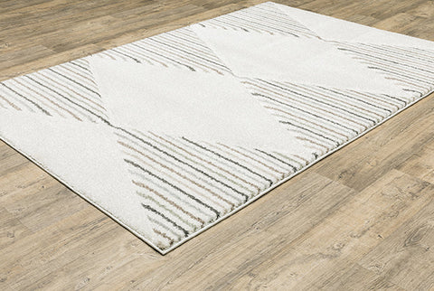 Flourish Cambria Rug White/Green/Brown