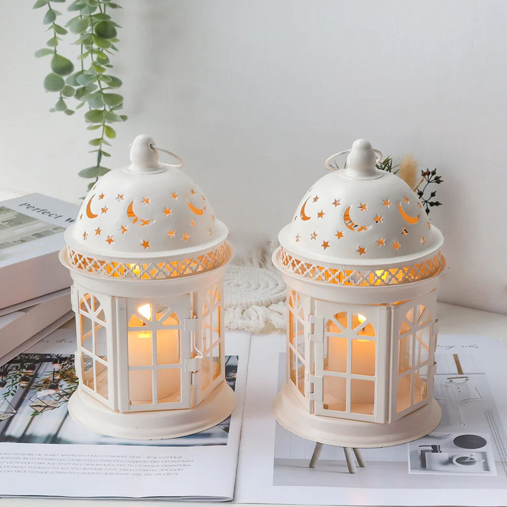 8.5 inch High Decorative Lanterns ( Set of 2 )